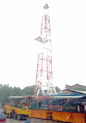 参战龙岗气田 “南充造”钻机下线