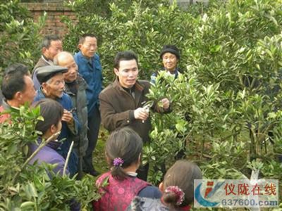 田间课堂培训新型农民