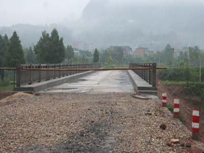 三河镇至板桥乡“新修大桥”将于近期投入使用