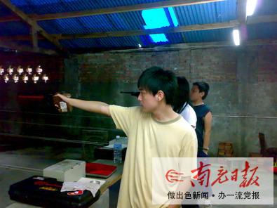 南充射击健儿备战全省锦标赛