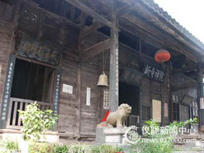 仪陇保存完好的全木结构寺庙