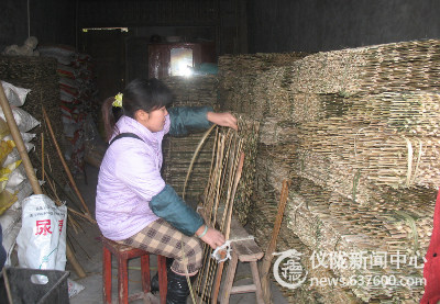 仪陇县竹编产业服务社会助农增收