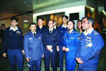 17国军官参观朱德故里