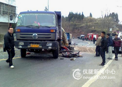 仪陇唐巴路昨天发生一起交通事故造成2死6伤