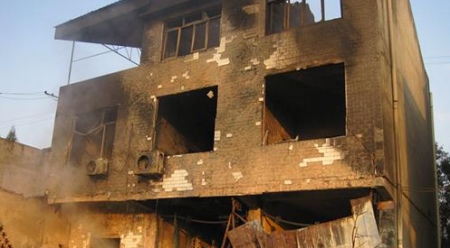 仪陇县土门镇新民6社今凌晨一民房发生火灾