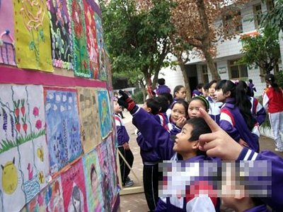 石佛小学书法绘画作品展览活动成功举行