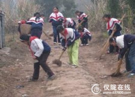 雷锋精神在仪陇双盘小学校园绚丽绽放