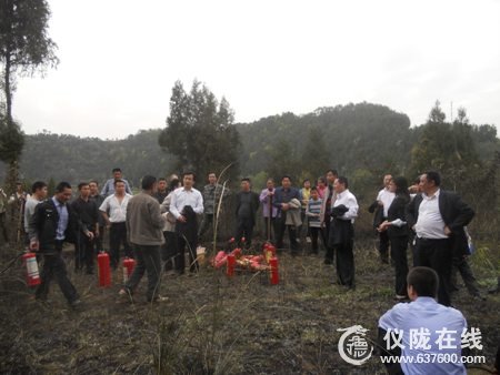 清明时节仪陇县马鞍境内发生两起山火