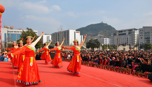 春节期间仪陇县文化活动精彩纷呈