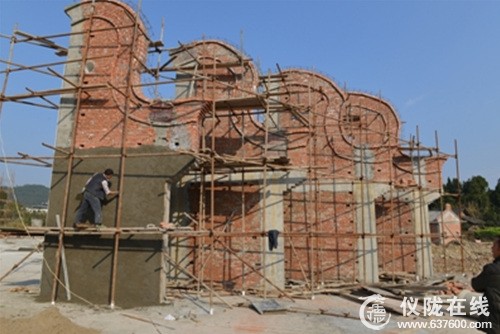 仪陇县马鞍客家广场尽显客家风情