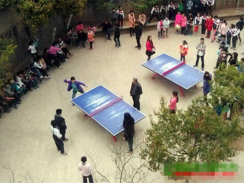 三蛟小学举行女教职工乒乓球比赛