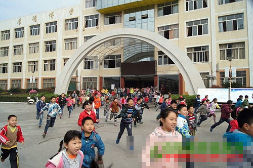 仪陇实验学校：1500名小学生参加安全应急演练演练