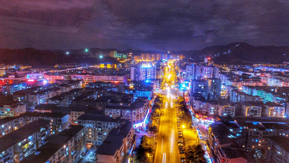 鸟瞰仪陇 仪陇的名片