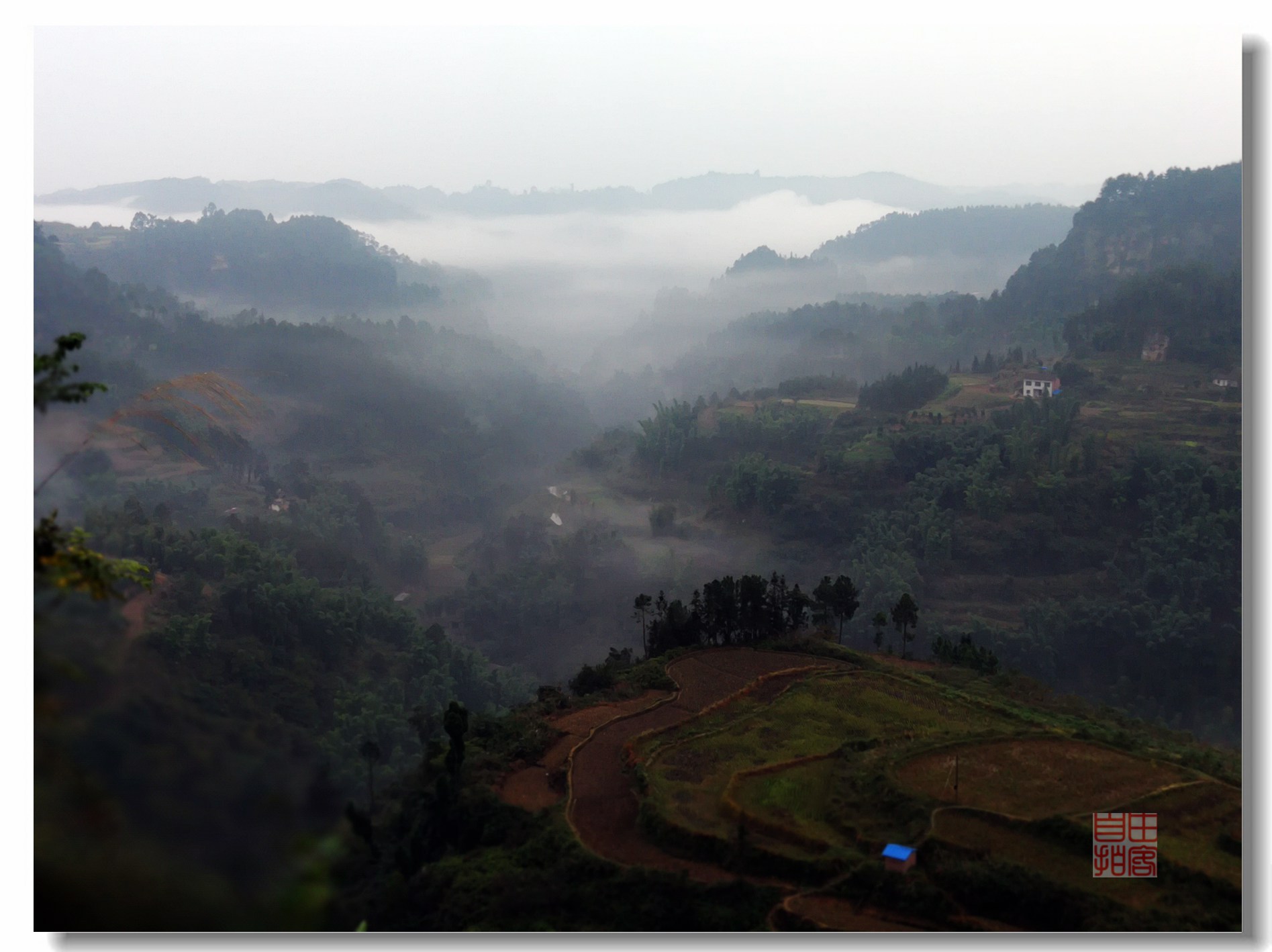 醉游川南丨 自驾威远骑龙坳，云乎雾乎日不出①